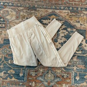 Womens ivory/white Adidas Track Pants